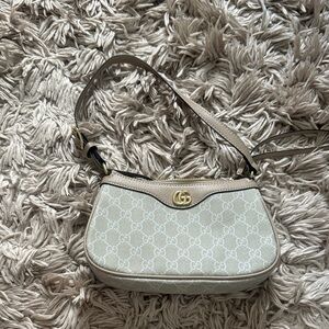 Elegant Beige Designer Shoulder Bag